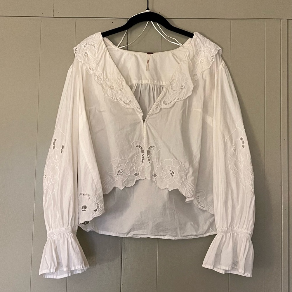 Free People Maisie Cutwork top